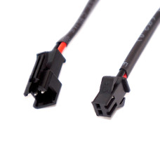 Роз'єм живлення mini DC на 2pin SM2.54-2P, комплект, кабель 20AWG