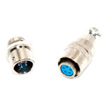 Роз'єм XS12 (12мм) авіаційний, IP54, комплект, metal, 5pin