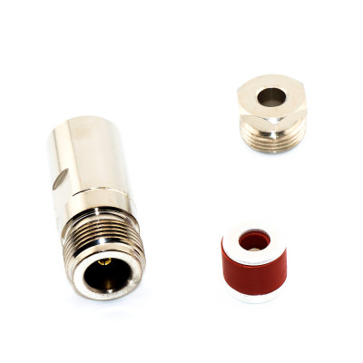 Гнездо N-type, clamp, пайка на кабель RG-58