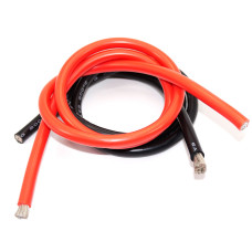 Кабель живлення монтажний силіконовий 6AWG, 1Cх16мм2, гнучкий, 1м