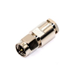 Разъём SMA, штекер SMA (male) standard, clamp (кабель RG-58)