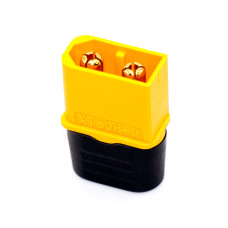 Роз'єм живлення, штекер (male) 2pin, XT60H-M, 60A, на кабель