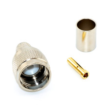 Штекер UHF (male), PL-259 обжимной на кабель RG-8 (RG-11, RG-213), metal