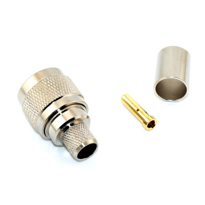 Штекер UHF (male), PL-259 обтискний на кабель RG-8 (RG-11, RG-213), metal