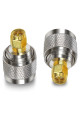 Перехідник SMA - N type, N-type (male) - SMA standard (male), корпус metal
