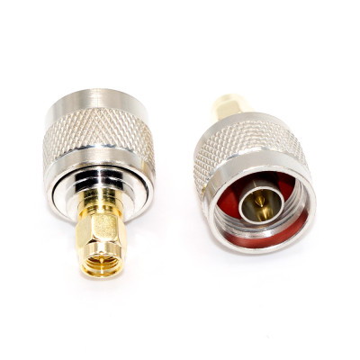 Перехідник SMA - N type, N-type (male) - SMA standard (male), корпус metal