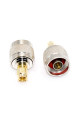 Перехідник SMA - N type, N-type (male) - SMA standard (male), корпус metal