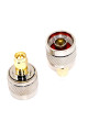 Перехідник SMA - N type, N-type (male) - SMA standard (male), корпус metal