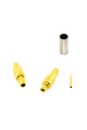 Разъем MMCX (male) обжимной на кабель RG-174, gold
