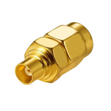 Перехідник SMA - MCX, штекер SMA standard (male) - гніздо MCX (female)