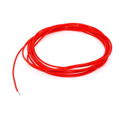 Кабель силіконовий 1 жила, 30AWG (1Cx0.05мм2) silicone wire, багатожильний, 1м