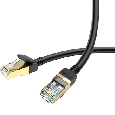 Патч-корд для интернета RJ-45 Cat.6, US02, LAN (8p8c) 1Gbps, 1м