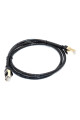 Патч-корд для интернета RJ-45 Cat.6, US02, LAN (8p8c) 1Gbps, 1м