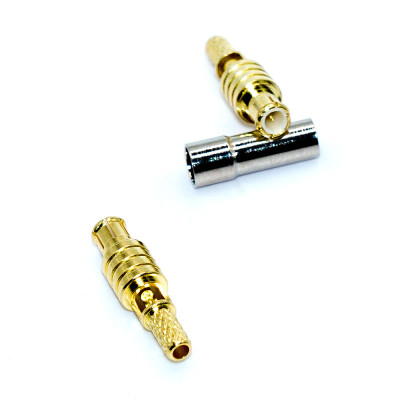 Роз'єм MCX (male) обтискний на кабель RG-174, gold