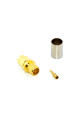Штекер SMA (male) standard, обтискний на кабель 5D-FB / H155 / LMR300, gold