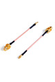 Пігтейл антенний MMCX (MMCX - гніздо SMA (female) standard) pigtail, з кабелем, 8см