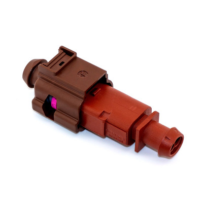 Разъём авто герметичный на 2 контакта, VAG, 1x2pin-1.5, комплект, brown