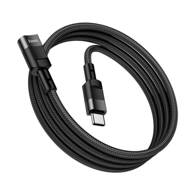 Удлинитель USB, штекер TYPE C - гніздо TYPE C, v.2.0, U107, hoco, сетка, 1.2м