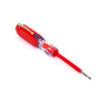 Отвертка-индикатор напряжения LED, сменная насадка, 100-500V, Red