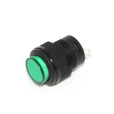 Кнопка з фіксацією R16-503AD, 3A, 4pin, LED 2.4V, ON-OFF 
