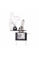 Тумблер з кришкою SAC-01 + ASW-07D, LED 12V, 20A, clear