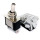 Тумблер вертолетный с крышкой SAC-01+ASW-07D, LED 12V, 20A, clear