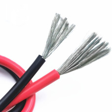 Кабель живлення монтажний силіконовий 13AWG, 1Cх2.5мм2, гнучкий, 1м