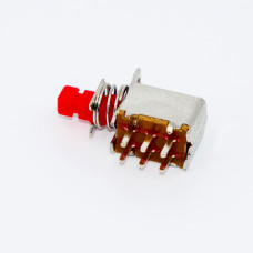 Кнопка з фіксацією, PS22F05L, 6pin, ON-ON