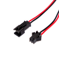Разъем питания mini DC на 2pin SM2.54-2P, комплект, с кабелем