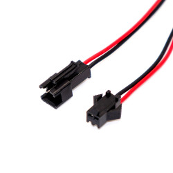 Разъем питания mini DC на 2pin SM2.54-2P, комплект, с кабелем