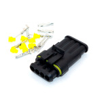 Разъём авто влагозащищенный 4pin, Superseal 1.5, комплект