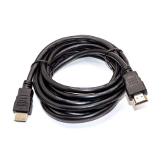 Шнур HDMI (штекер - штекер), Gold, v.1.4, черный, 10м