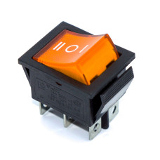 Перемикач широкий KCD2-203N, 16А, 6pin, 220V, ON-OFF-ON